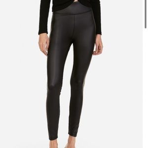 NWT Express High Waisted Vegan Leather Leggings